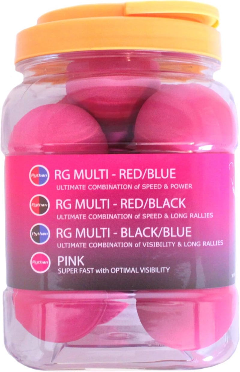 Python Racquetball Python (Pink) Racquetballs (Super Fast w/Optimal Visibility)(Value Pack - 12 Ball Jug) - Image 3